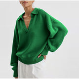 Women Work Business Casual Sweats Knitted Sweater