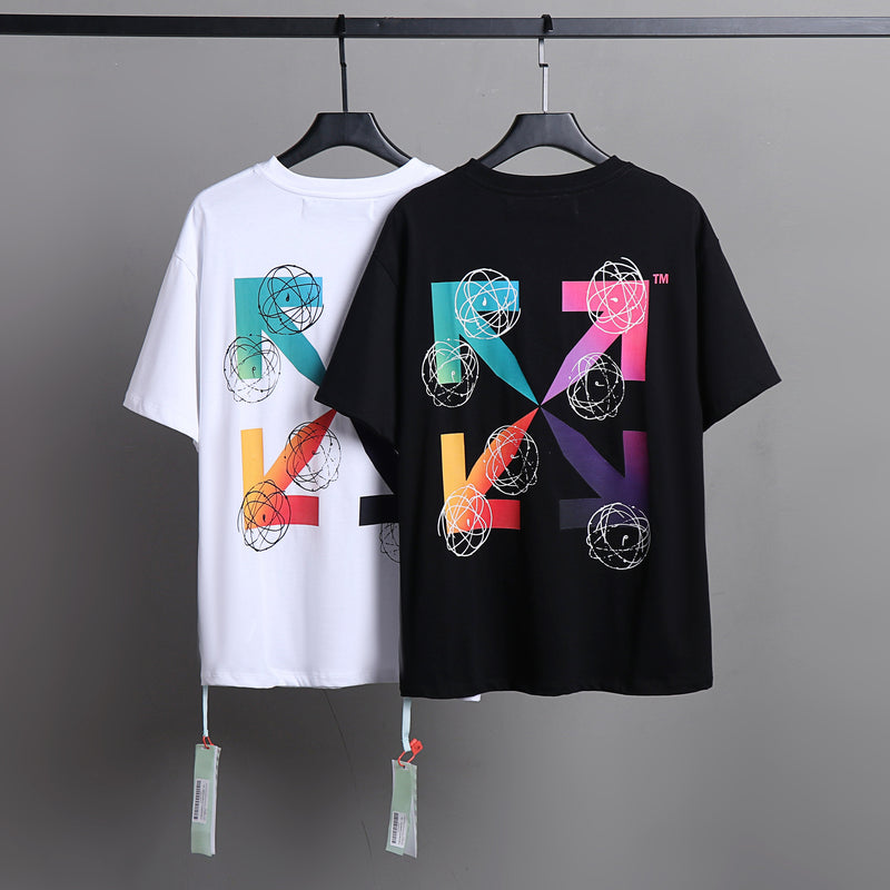 Ow T Shirts Rainbow Gradient