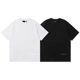 Fog Essentials T Shirts Spring/Summer FOG Reflective Letter Crew Neck Short Sleeves