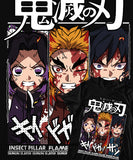T-shirt For Anime Demon Slayer Shinobu, Tomioka y Rengoku