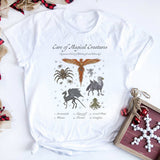 Magic School T-shirt Magical Creatures Graphic Tee Vintage