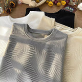 Men T Shirt Summer Retro Loose plus Size Casual