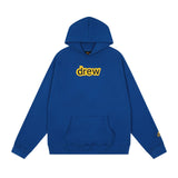 Drew House Hoodie Unisex Loose Casual Fleece Hoodie