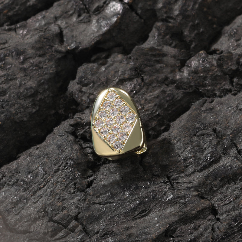 Grillz Hip Hop Diamond Gold Braces Teeth grills Royalty