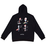 CHH Chrome Heart Hoodie Crowe Cartoon Graffiti Skull Terry Zip Hooded Sweater Loose