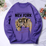 New York City Landscape Printed Female Hoody Fashion