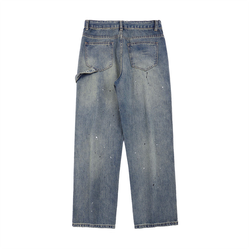 Men Jeans Retro Easy Matching Loose