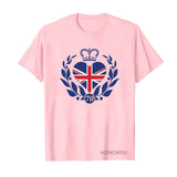 Inspired by Queen's Platinum Jubilee 2022 Elizabeth 70 Years T-shirt Printed round Neck Short Sleeve T-shirt