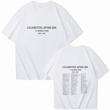 Cigarettes After Sex X's World Tour Unisex Summer Tee