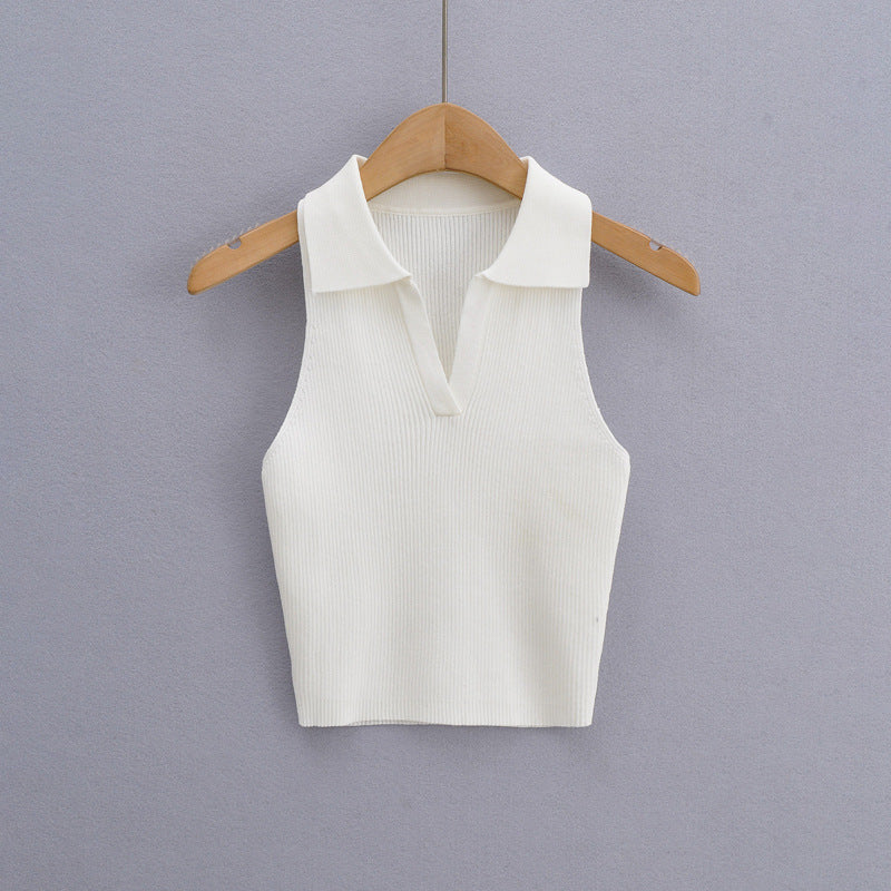 Women Vest Knitted Vest Emotional Slim Fit