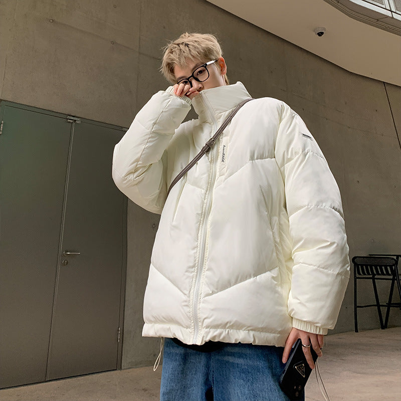 Men Cotton Coat Loose Thick All-Matching Warm