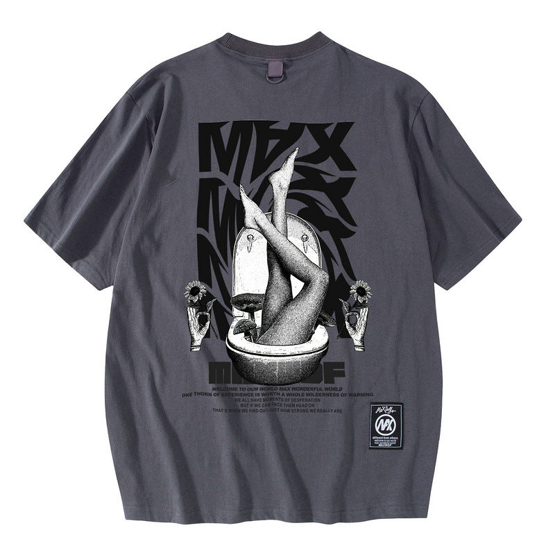 Men T-Shirt Oversize Couple Fashion