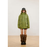 Unisex Coat Men and Women Loose Hooded Jacket Winter