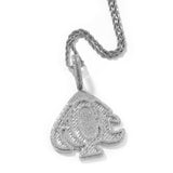 Jewelry peach heart pendant copper inlaid zircon trend hiphop Spectrum St. Valentine's Far East