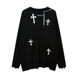Women Sweater Embroidered Knitted Sweater for Men