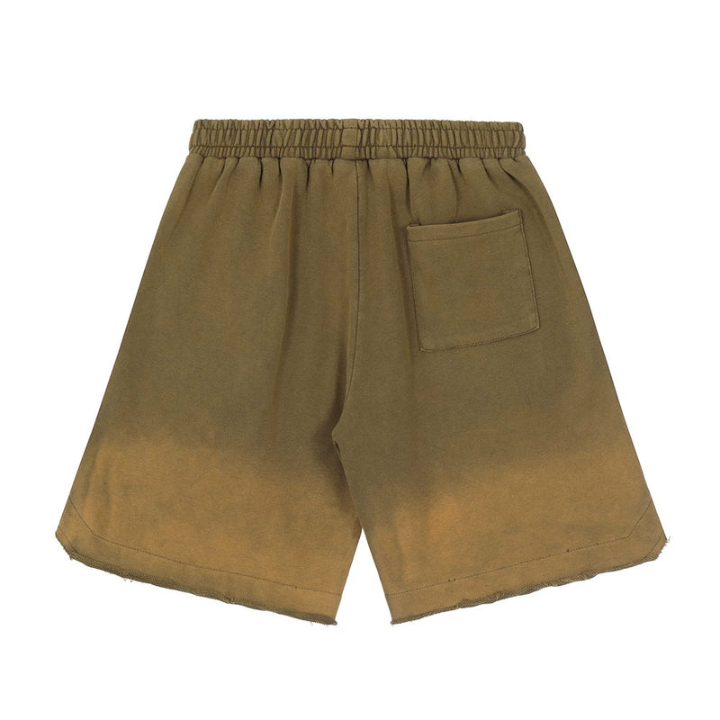 Men Shorts Trendy Loose Casual Frayed Sports