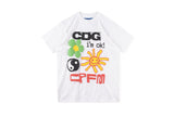 Cpfm T Shirt Hip Hop Letter Smiley Face Printed Men's Short Sleeve T-shirt