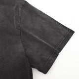 Fog Essentials T Shirts Spring Summer FOG Wash 1977 Flocking Letter Short Sleeves