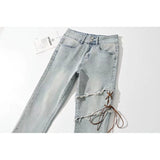 Women Jeans Hot Girl Bell-Bottom Pants Slim Fit Slimming