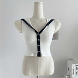 Women Vest Suspenders Knitted Sexy Hot Girl