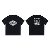 Synaworld T Shirts central cee Short Sleeve Classic Letter Print Loose Casual T-Shirt