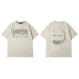 Men T-shirt Border Collie Printed T-shirt Loose Casual