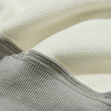 Men Fleece Lined Hoodie Crew Neck Sweater Men's Loose Winter Casual Pullover Long Sleeve Sports Top