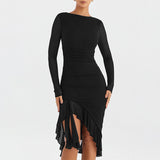 Women Dress Sexy Mesh Dress