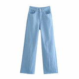 Women Jeans Loose Slimming and Fashionable Frayed Edges