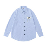 Men Long Sleeved T Shirt Thin Striped Long Sleeve Shirt Boys Ruan Handsome Loose Casual Outerwear Spring and Autumn