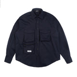 Men Long Sleeved T Shirt Functional Workwear Shirt Men's Three-Dimensional Design Long Sleeve Shirt Outer Wear Ins