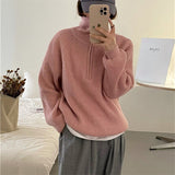 Women Pullover Sweater Loose Knit