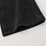 Men Jeans Stitching Loose Leisure All-Matching