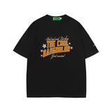 Men T-Shirt Cross Retro Loose All-Match