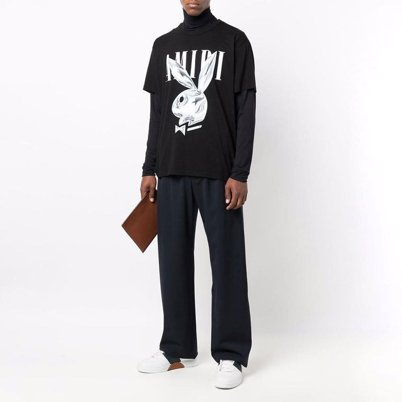 Amiri T Shirt Printed Casual Hip Hop High Street Short Sleeve T-shirt Men