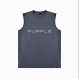 Purple Brand Tank T Shirts Sleeveless T-shirt Vest