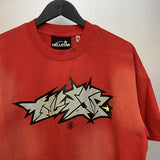 Hellstar T Shirt Vintage Old Loose Casual Short Sleeve T-Shirt