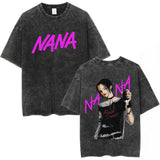 Japanese Manga Black Stones Nana Osaki Vintage Washed Tee