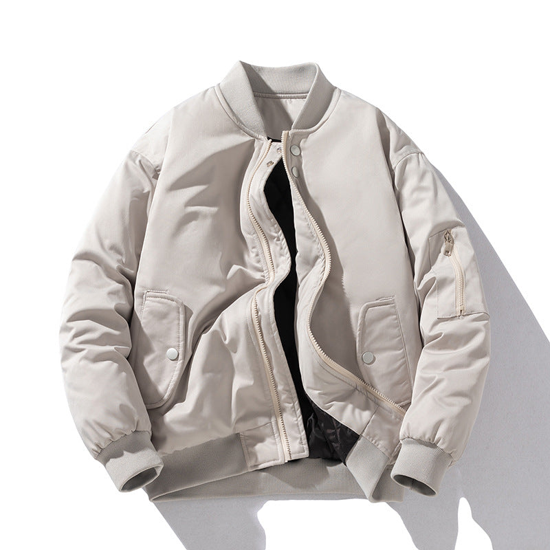 Men Vintage Jackets Baseball Suit Autumn/Winter Flying Suit Jacket Printing
