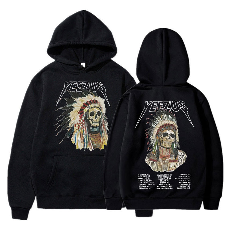 Kanye West Yeezus God Wants You Double Sided Hoodie Men