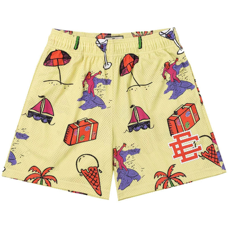 Eric Emanuel EE Shorts Summer Running Training Mesh Quick-Drying Loose Shorts