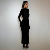 Women Dress Sexy Fashion Pleated Dress