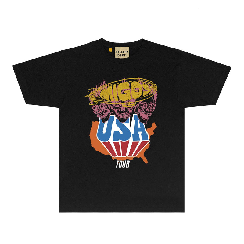 Gallery Dept T Shirts European And American Tee Shirt Short Sleeve T-Shirt Blouse