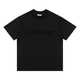 Fog Essentials T Shirts Spring/Summer FOG Main Line Plastic Letter Crew Neck Short Sleeves