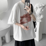 Men's T Shirt Summer Loose Bear Print