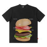 Men T-Shirt Retro Loose Bottoming Shirt
