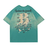 Men T-Shirt Gradient Oversize