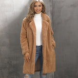 Women Fur Jacket Imitation Fur Plush Coat