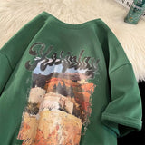 Men T Shirt Youth Summer Loose Casual