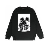 Purple Brand Long Sleeve T-Shirt Fashion Loose Long Sleeve Top